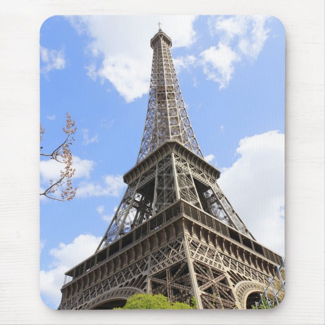 Tour Eiffel Paris Photograph Mouse Pad (Front)