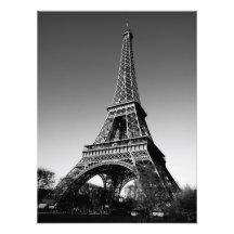 Tour Eiffel photo noir et blanc