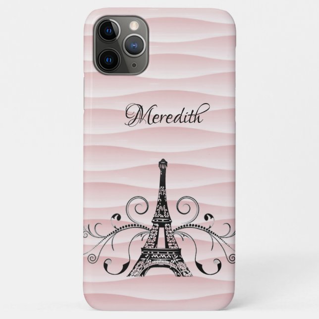 Tour Eiffel rose Coque-Mate coque iphone (Dos)