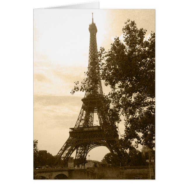 Tour Eiffel Sepia (Devant)