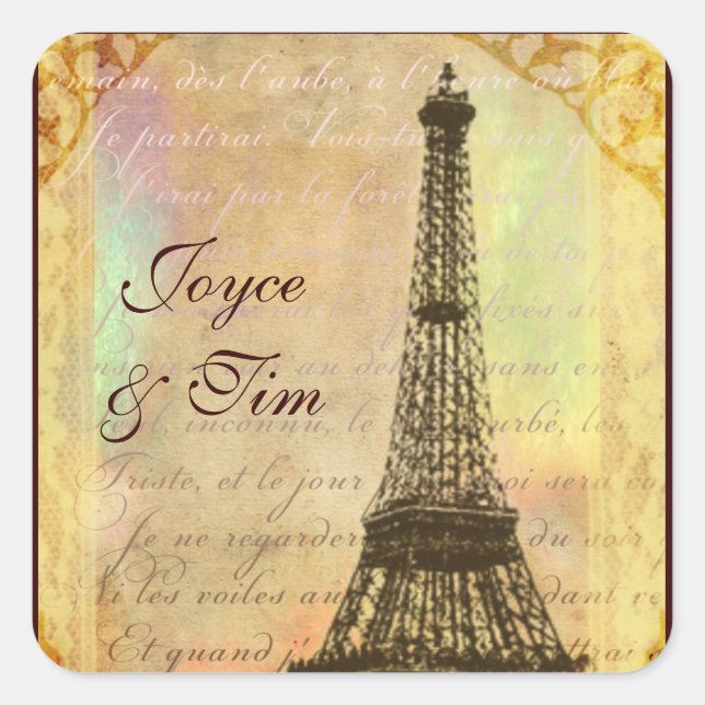Tour Eiffel STicker (Devant)