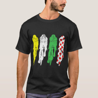 Tour France Jersey Colours Cyclists T-Shirt