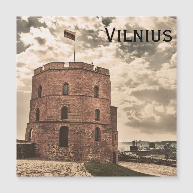 Tour Gediminas de Vilnius Magnet (Devant)