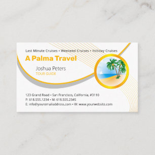 Tour Guide   Best Vacations Business Card