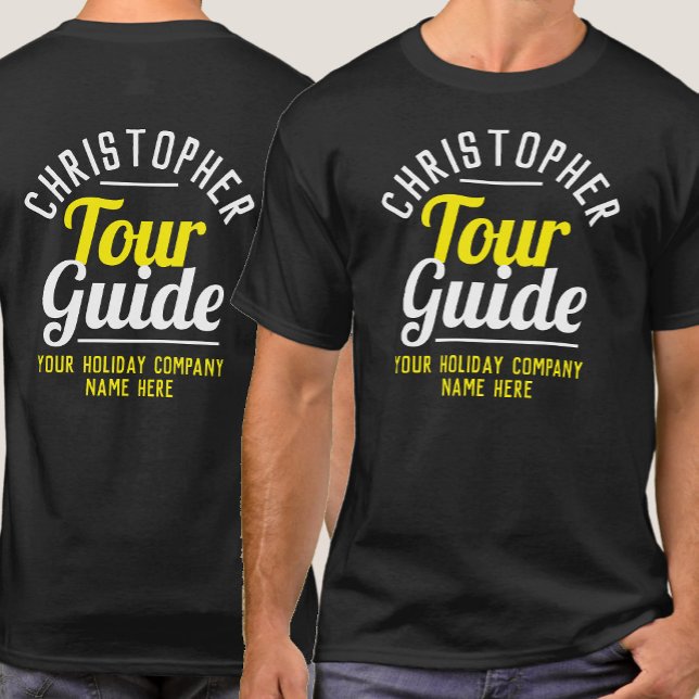 Tour Guide T-Shirt Printed Both Sides (Creator Uploaded)