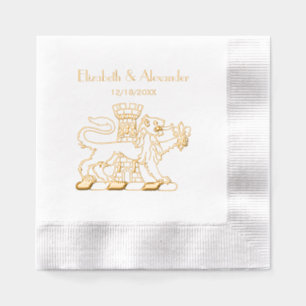 Tour Lion Fleur de Lis Crest Emblem C