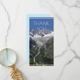 Tour noir, La Fouly, Switzerland Thank You Card
