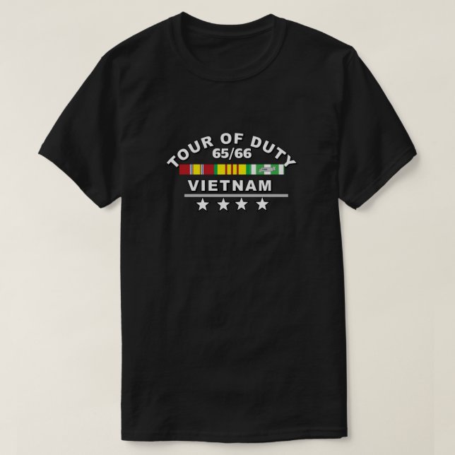 TOUR OF DUTY VIETNAM 65 T-Shirt (Design devant)