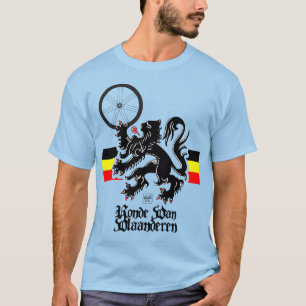 Tour of Flanders Lion with Belgium colours T-Shirt