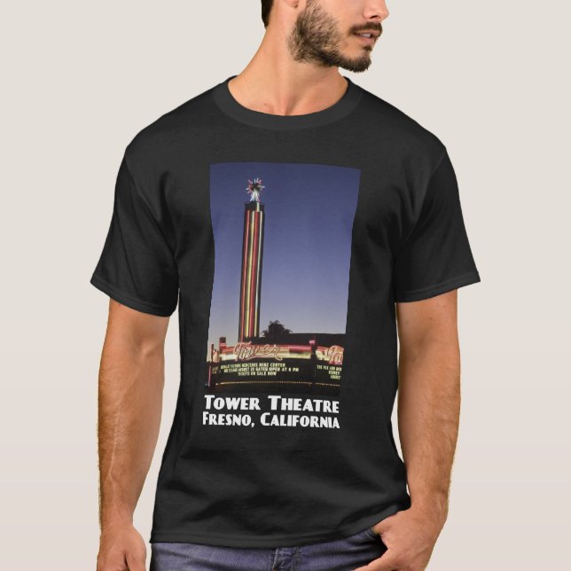 Tour, T-shirt d'obscurité de Fresno (Devant)