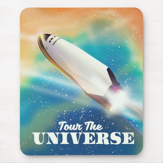 Tour The Universe space art. Mouse Pad (Front)