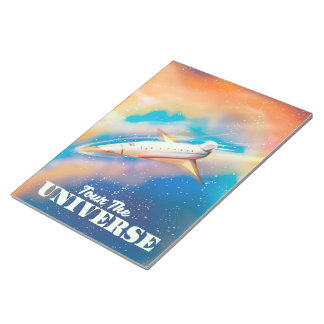 Tour the Universe space ship Notepad