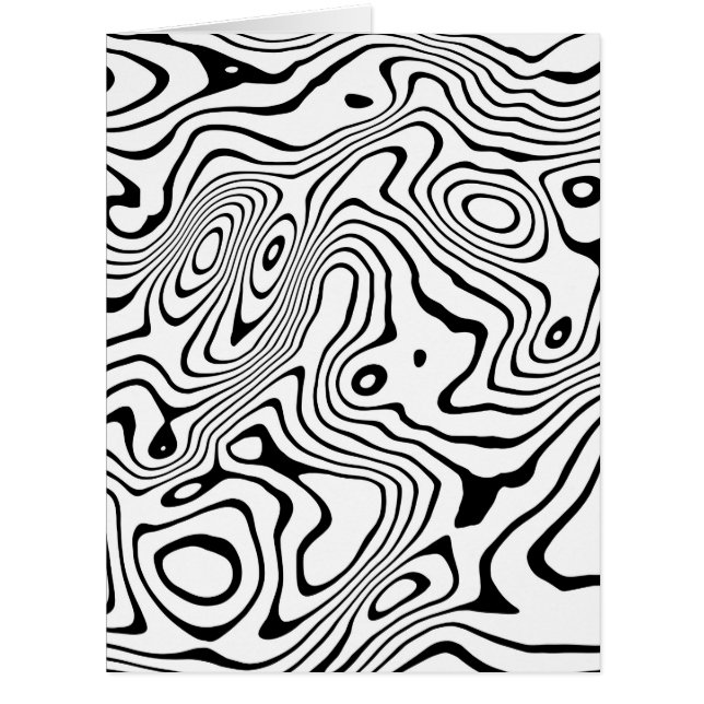 Tourbillon blanc noir Conception abstraite (Devant)