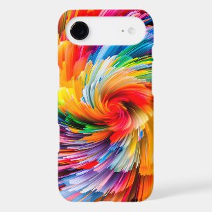 Tourbillon Moderne Abstrait Arc-en-Ciel Vibrant