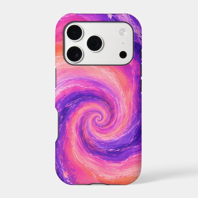 Tourbillon Rose Violet Abstrait (Verso)