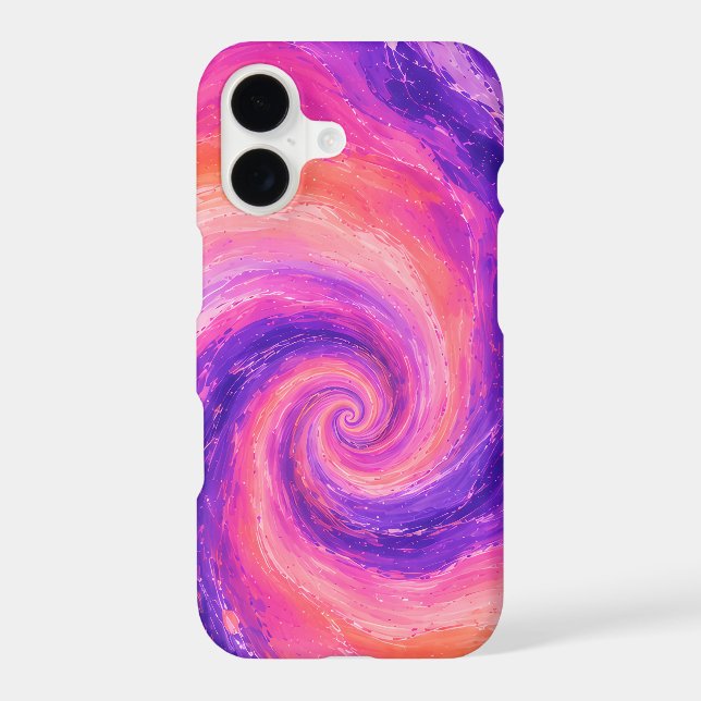 Tourbillon Rose Violet Abstrait (Verso)