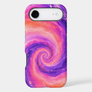 Tourbillon Rose Violet Abstrait