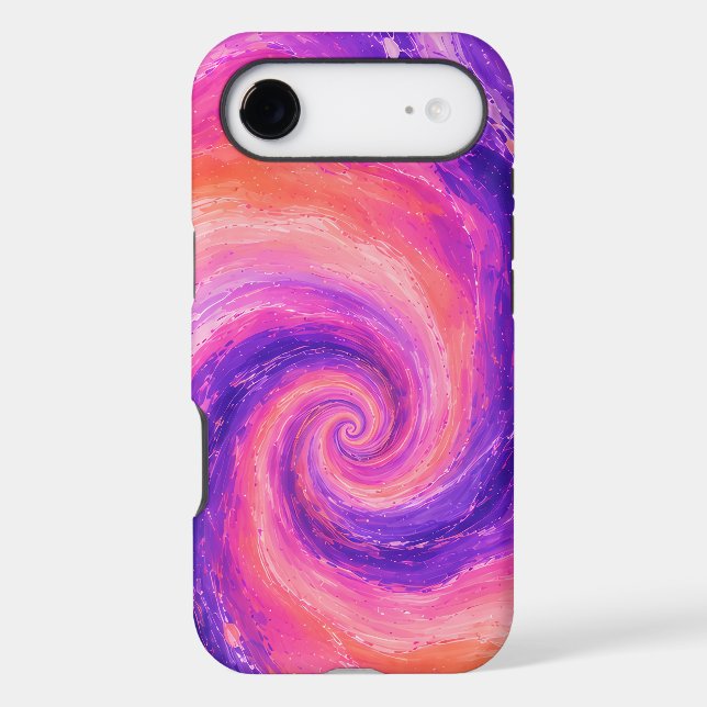 Tourbillon Rose Violet Abstrait (Verso)