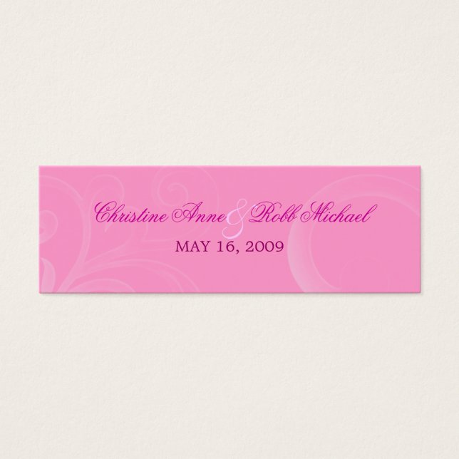 tourbillons d'hibiscus blancs ~ carte de sièges (Devant)