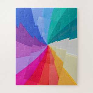 tourbillons multicolores sur Puzzle