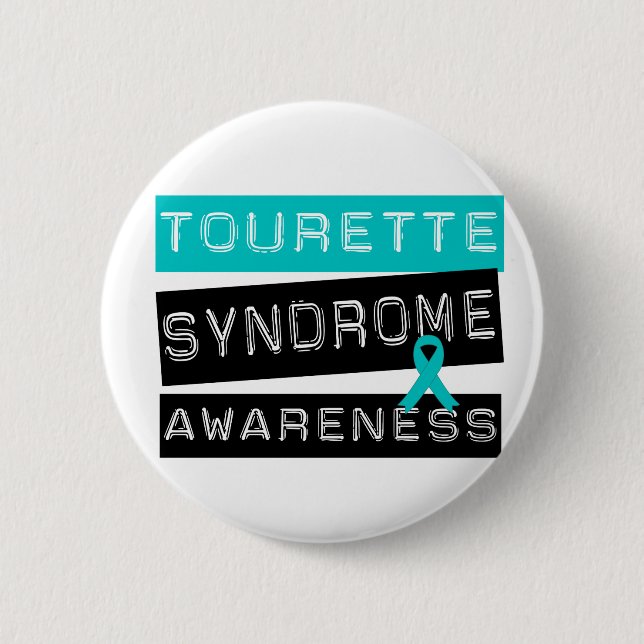 Tourette Syndrome 2 Inch Round Button (Front)