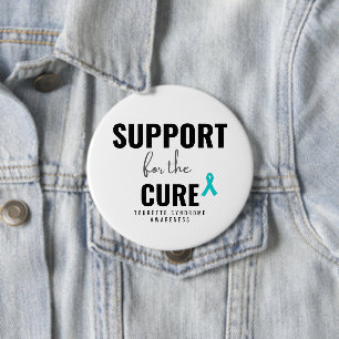 tourette syndrome. support for the cure.Button 4 Inch Round Button
