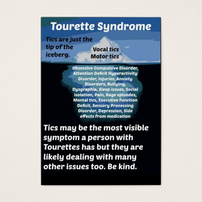 Tourettes is just the tip of the iceberg (Front)