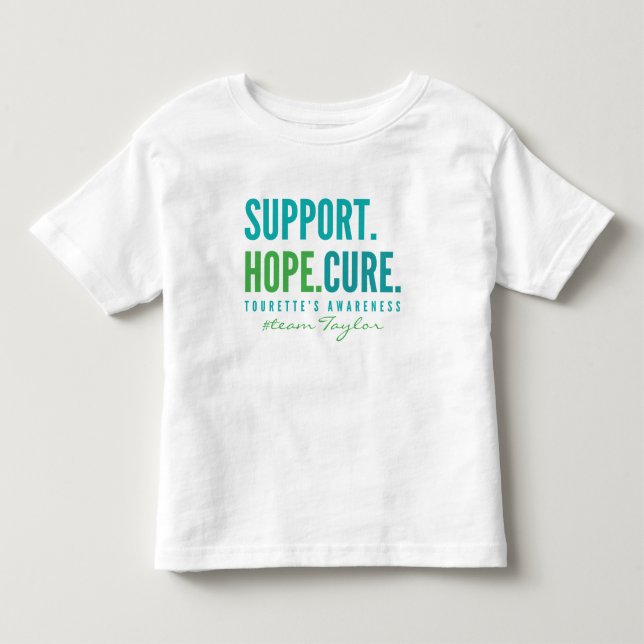tourette's support Custom name Toddler T-Shirt (Front)