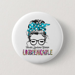 Tourette's Syndrome Awareness Ribbon Support Gifts 2 Inch Round Button
