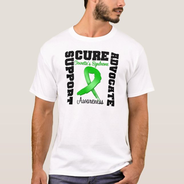 Tourette's Syndrome Support Advocate Cure T-Shirt (Front)