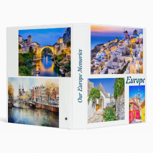 Touring Europe Family Photo Album Binder