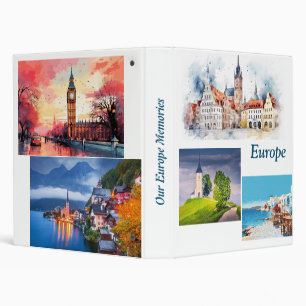 Touring Europe Family Photo Album Binder