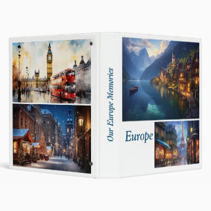 Touring Europe Family Photo Album Binder