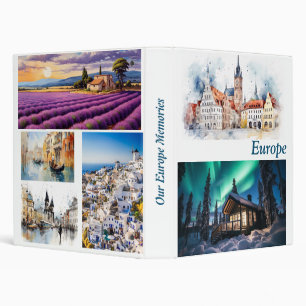 Touring Europe Family Photo Album Binder
