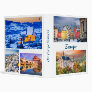 Touring Europe Family Photo Scrapbook Album Binder