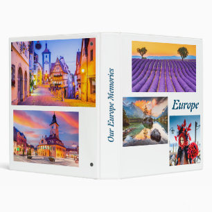 Touring Europe Family Photo Scrapbook Album Binder