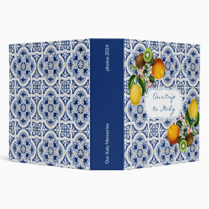 Touring Italy Photo Album Book Binder