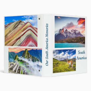 Touring South America Family Photo Album Binder