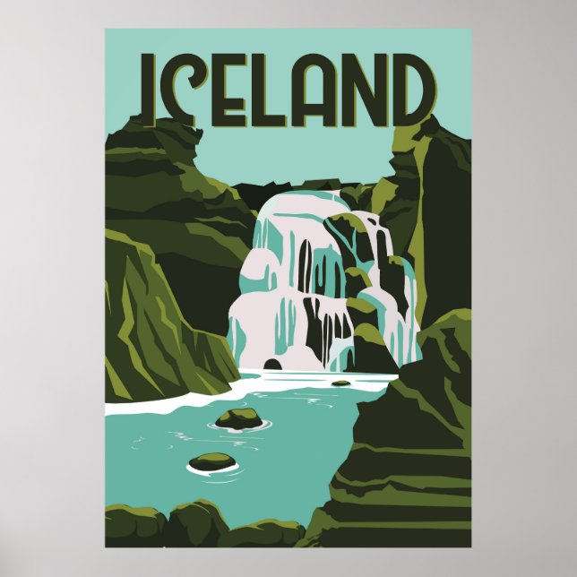 Tourism Iceland Poster (Front)