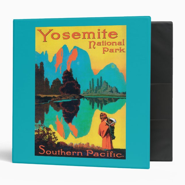 Tourist Poster - Yosemite Nat'l Park, CA Binder (Front/Inside)