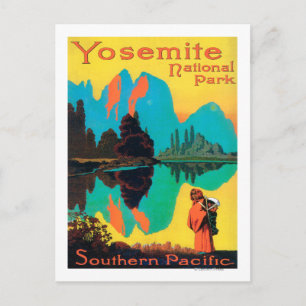 Tourist Poster - Yosemite Nat'l Park, CA Postcard