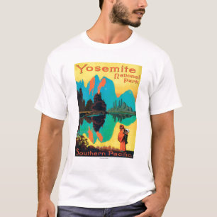 Tourist Poster - Yosemite Nat'l Park, CA T-Shirt