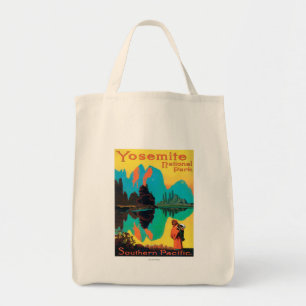 Tourist Poster - Yosemite Nat'l Park, CA Tote Bag