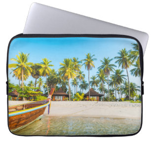 Tourist Resort's Bungalows on the Beach   Thailand Laptop Sleeve