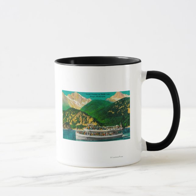 Tourist Steamer on Diablo lake, Skagit Mug (Right)