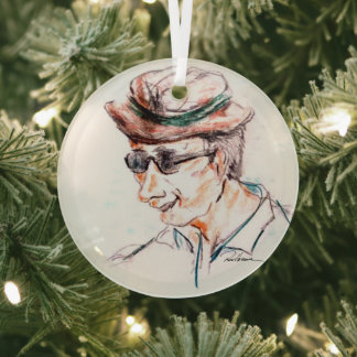 Tourista! Glass Ornament