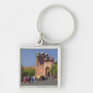 Tourists in front of Fatehpur Sikri, in the Keychain