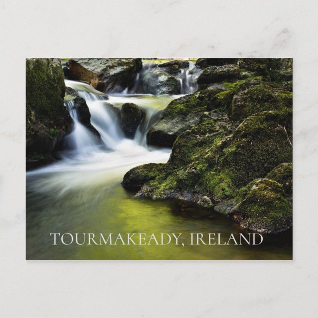Tourmakeady Ireland Waterfalls Postcard (Front)