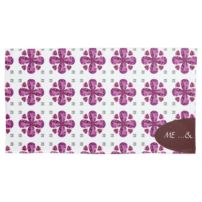 Tourmaline 4-Leaf Pillowcase (Front-Left)