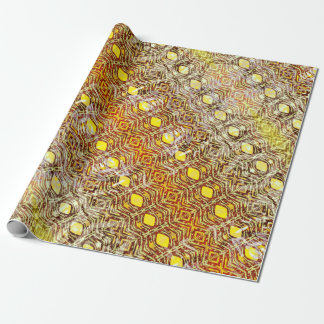 Tourmaline Acquiescence Diagonal Wrapping Paper